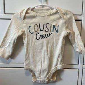 Carters Cousin Crew Long Sleeve Onesie